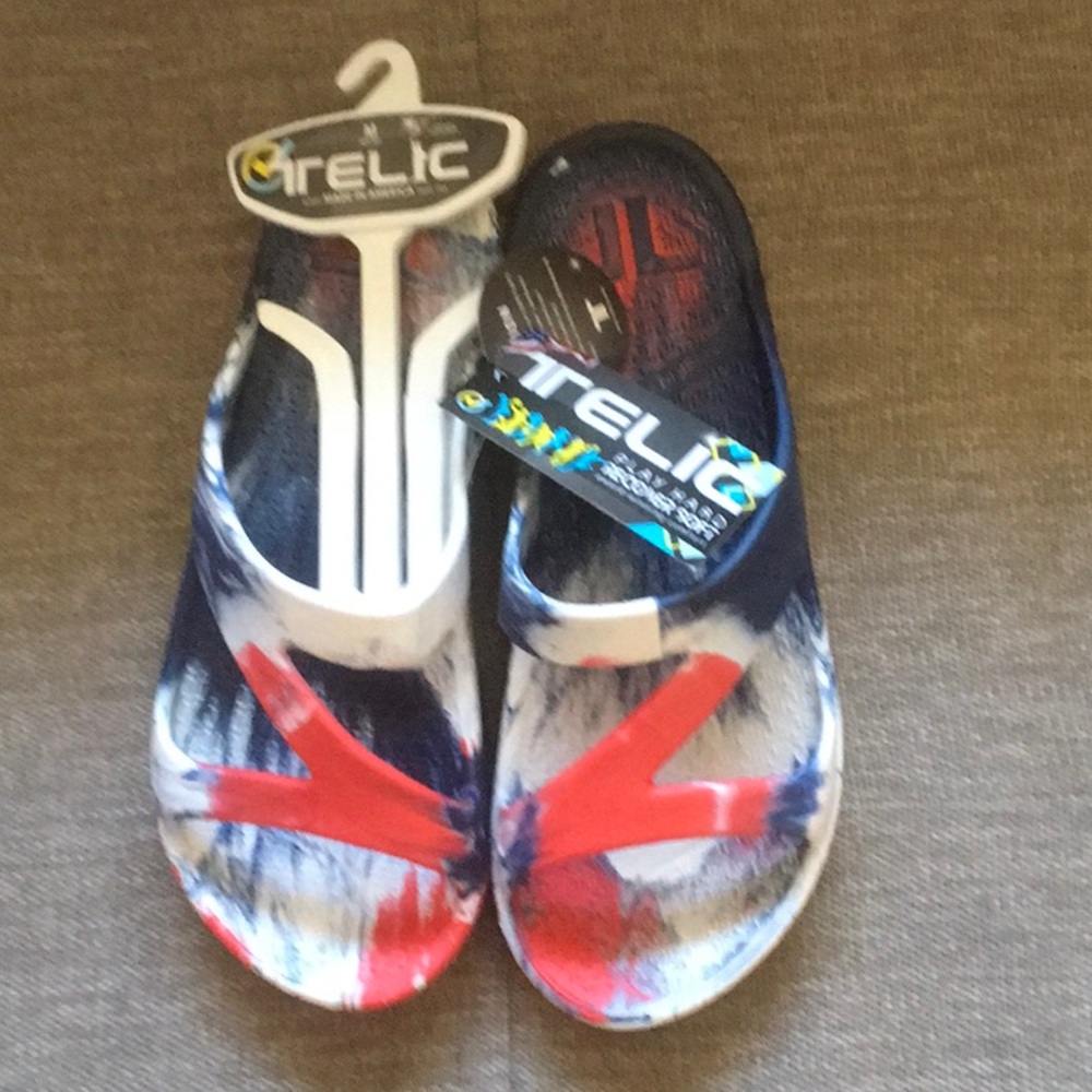 Colorful Slide Sandals - Picture 2 of 4